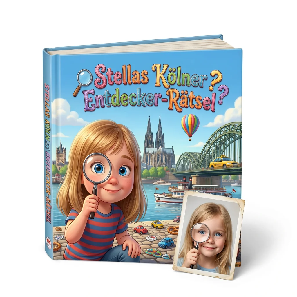 Entdecker-Rätsel im 3D-Cartoon-Stil