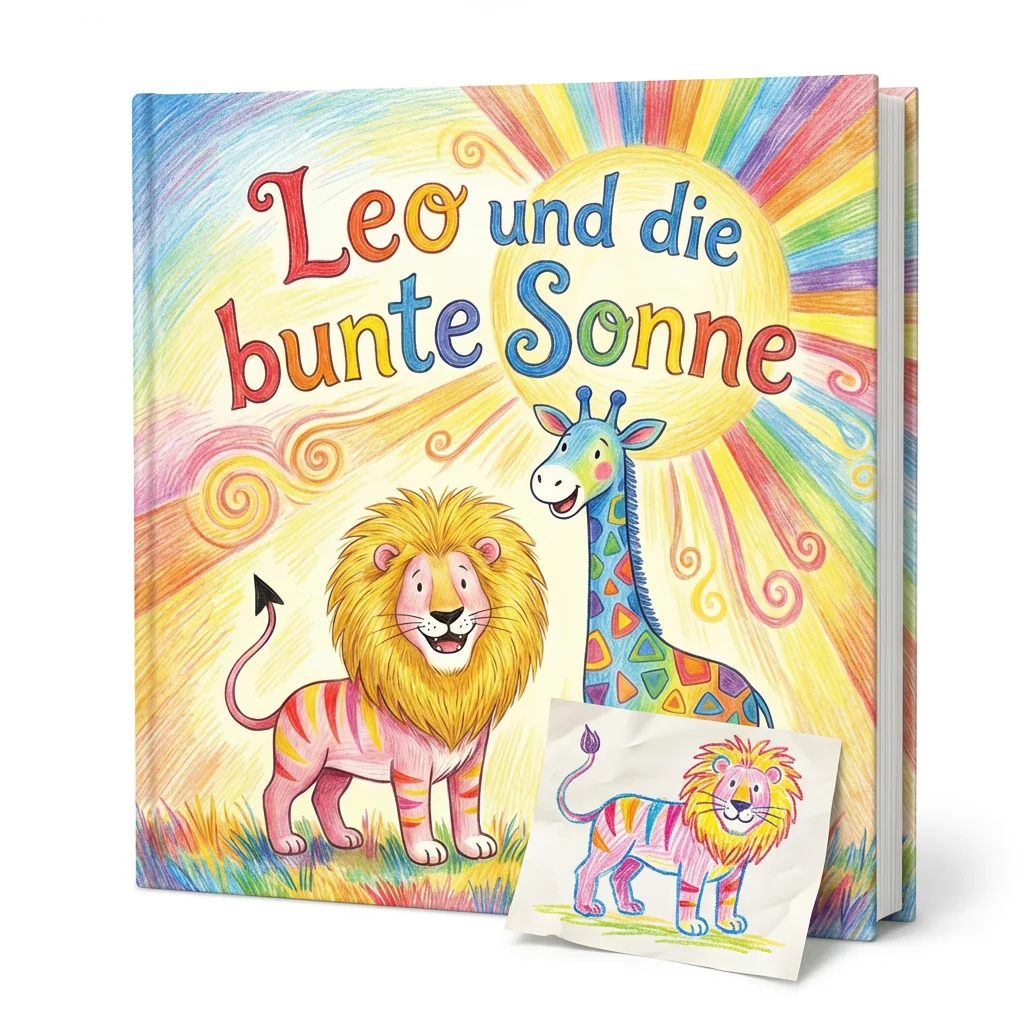Zauberzeichnung im Buntstift-Stil