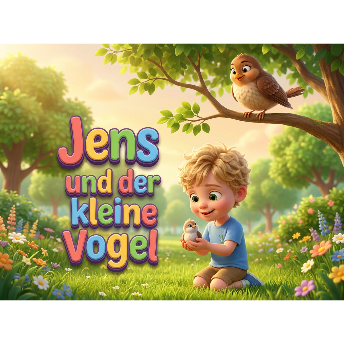 Personalisiertes Bilderbuch im Stil 3D-Cartoon — Cover