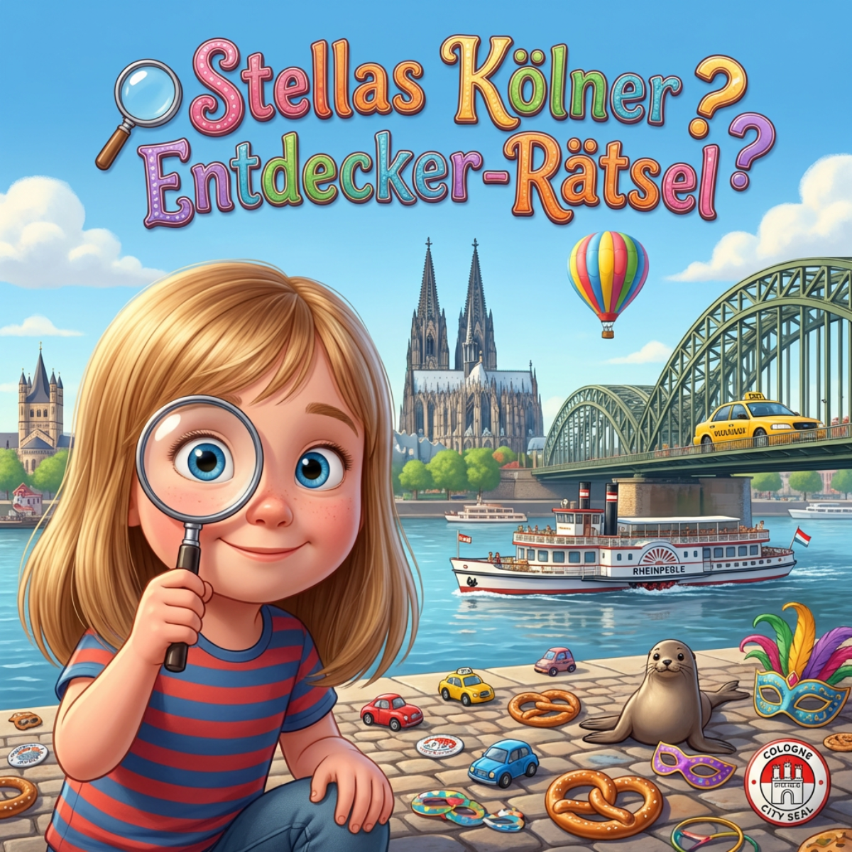 Personalisiertes Entdecker-Rätsel im Stil 3D-Cartoon — Cover