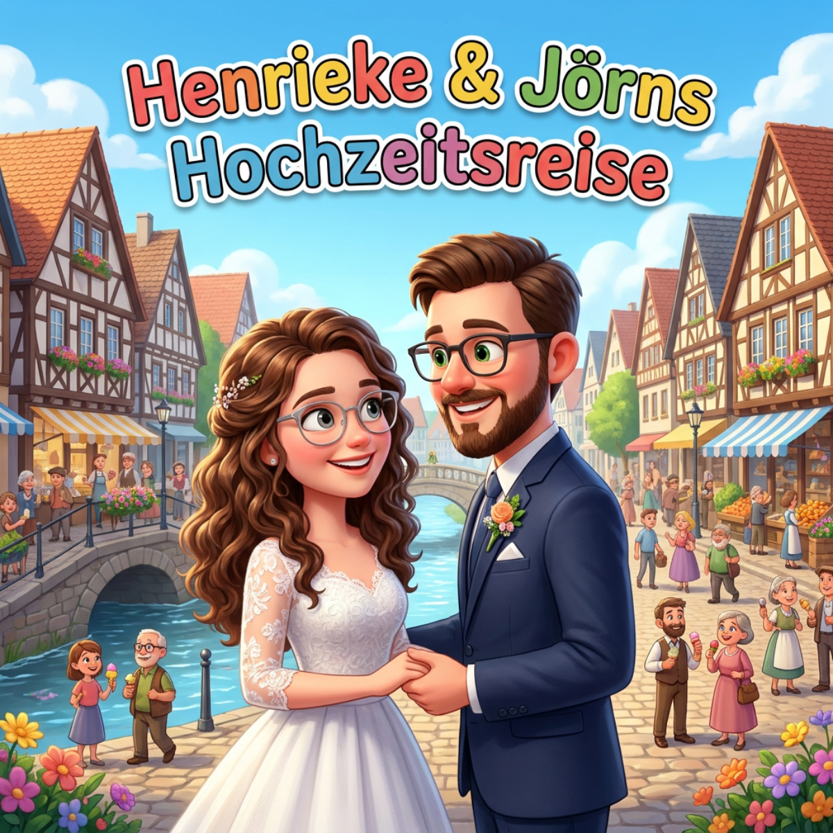 Personalisiertes Wimmelbuch im Stil 3D-Cartoon — Cover