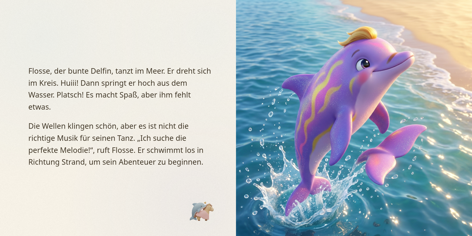 Personalisierte Zauberzeichnung im Stil 3D-Cartoon — Innenseite