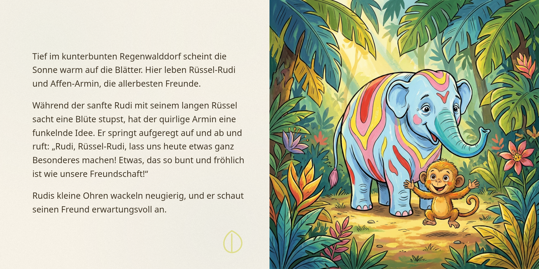 Personalisierte Zauberzeichnung im Stil Klassisch — Innenseite