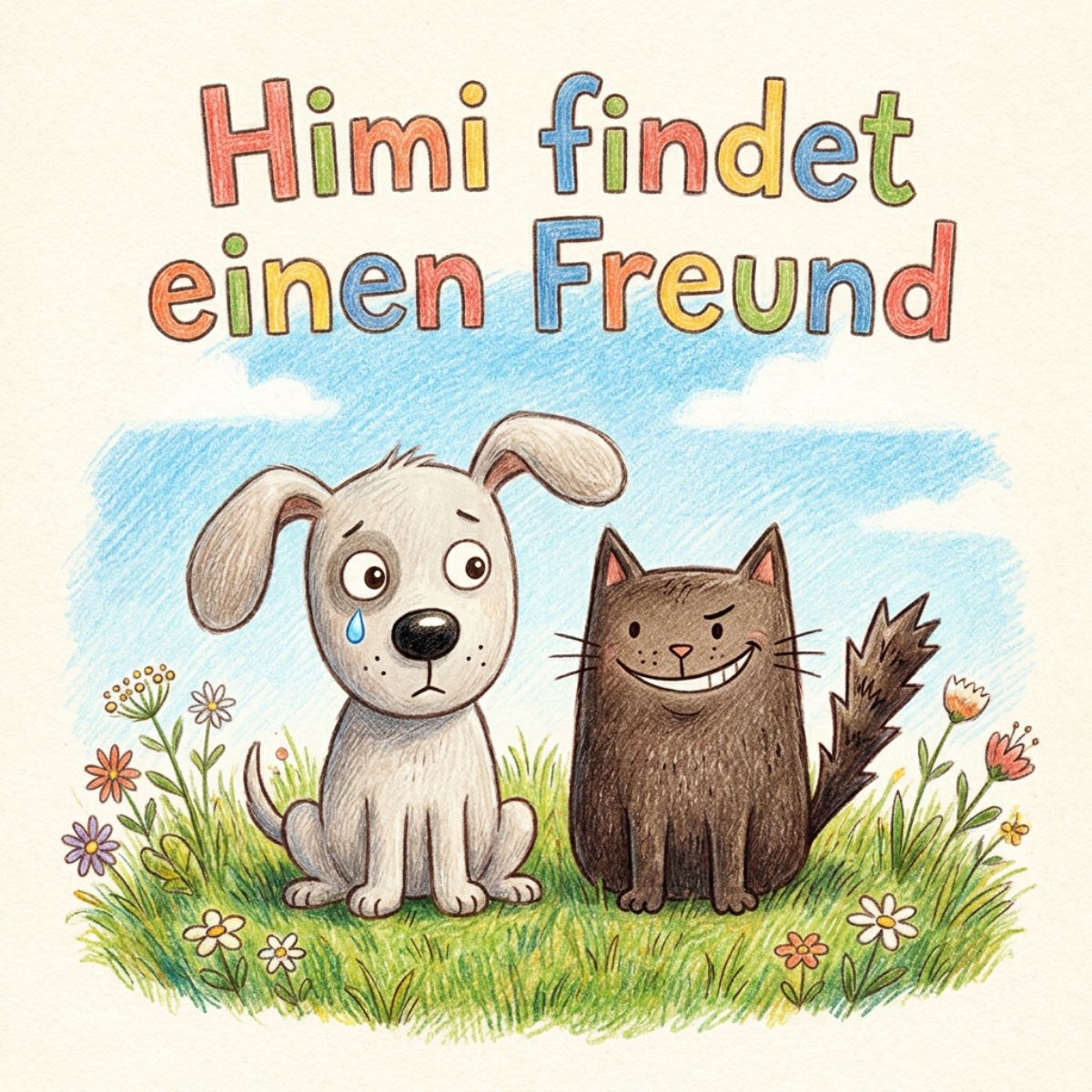 Personalisierte Zauberzeichnung im Stil Buntstift — Cover